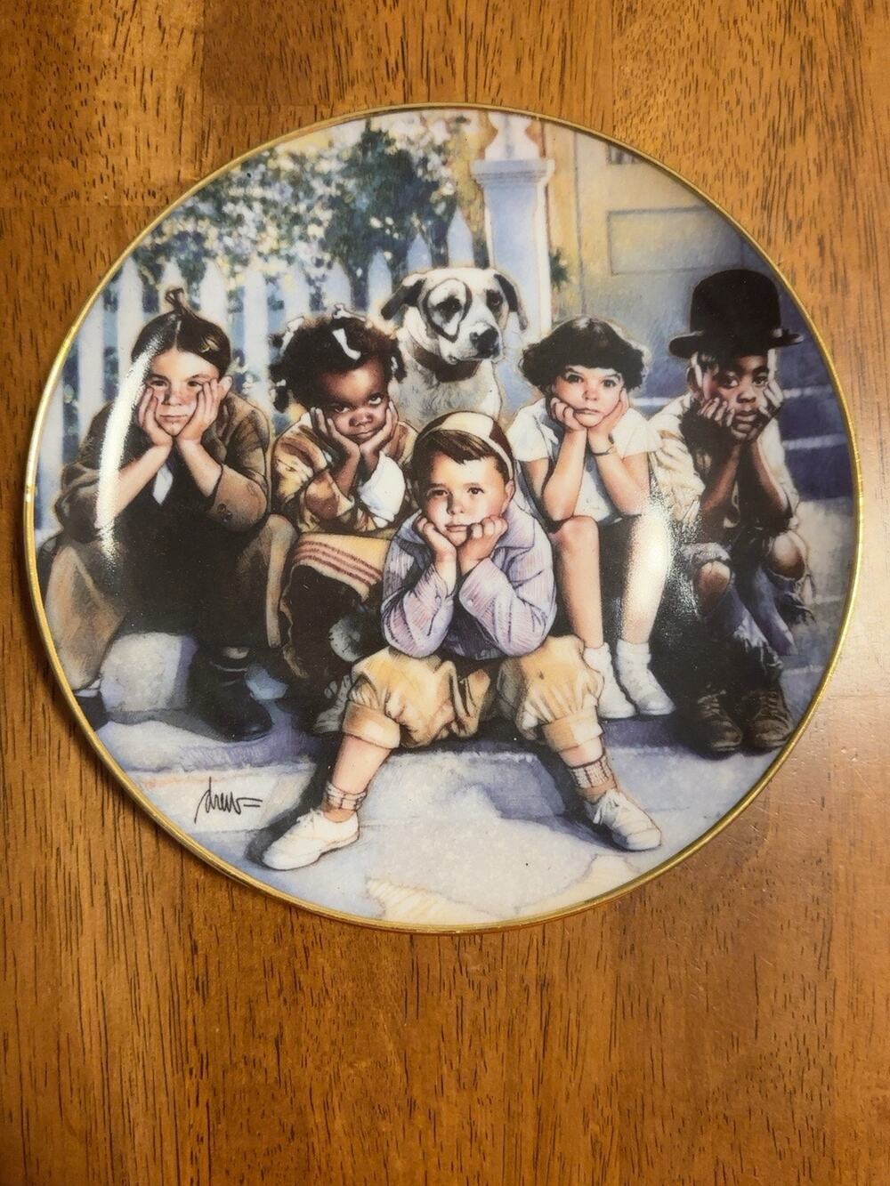1994 Franklin Mint The Little Rascals Collector Plate Drew Struzan Limited